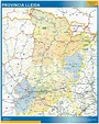 Mapas provincia Lleida Lérida en Cataluña | Mapas España y el mundo
