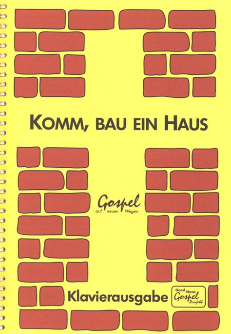 The definitive 1926 bauhaus building in dessau is also attributed to gropius. Komm, bau ein Haus | im Stretta Noten Shop kaufen