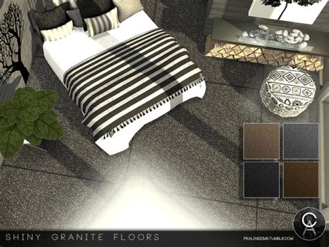 Shiny Granite Floors By Pralinesims At Tsr Sims 4 Updates