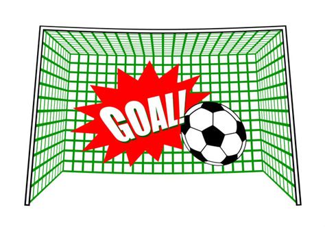 Clip Art Of A Soccer Goal Ball Illustrations Royalty Free Vector