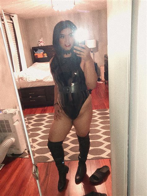 Knee High Boots And Shiny Bodysuit 😇 Scrolller