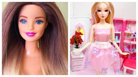 Barbie Custom Doll Makeover Transformation 😱 Barbie Hair Transformations Youtube