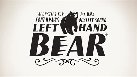 Left Hand Bear Logo Logo Visualidentity Left Handed Visual