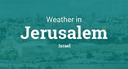 Weather for Jerusalem, Israel