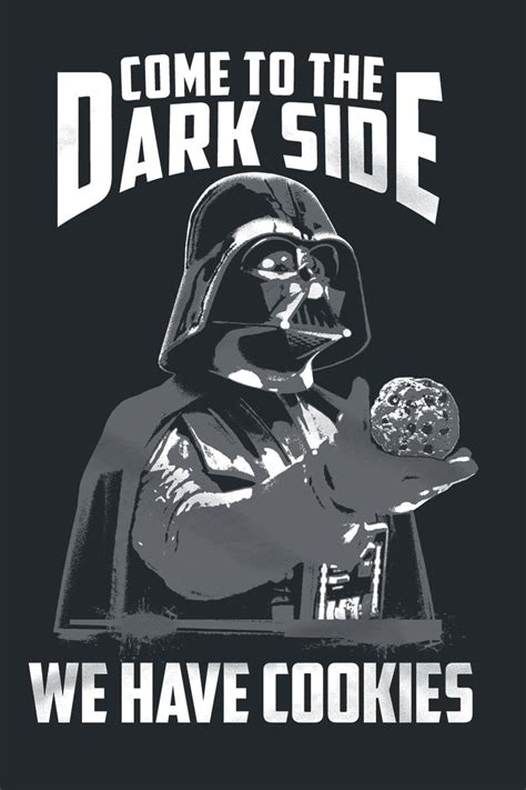 Women S Darth Vader Dark Side Cookies T Shirt The Kessel Runway