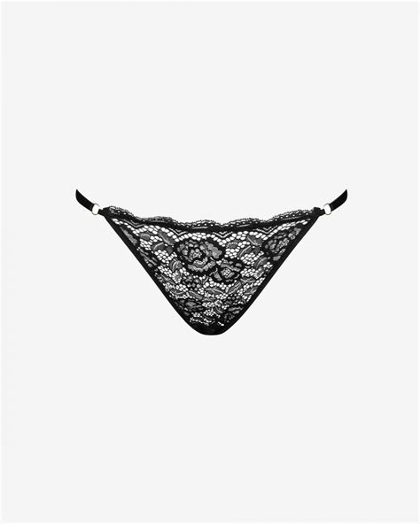 lace panties with gold additions gisele from promees