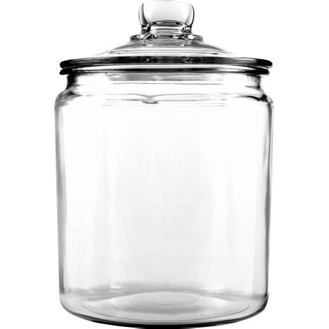 Anchor Hocking Glass 1 2 Gallon Glass Heritage Hill Jar With Lid 2 Piece