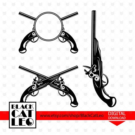 Monogram Gun Svg 1613 Svg Images File Fee Svg Assets