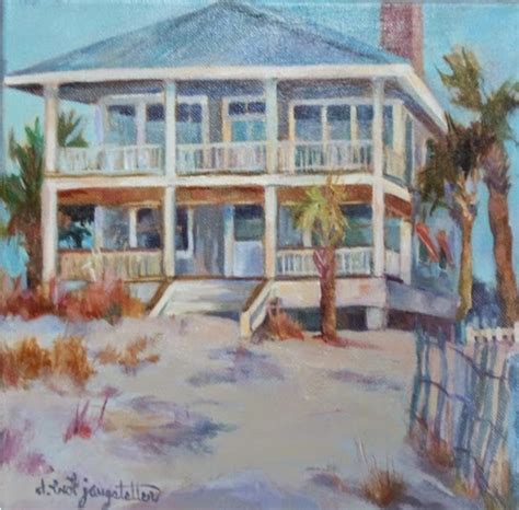 Daily Painters Abstract Gallery Beach Cottage Painting Beach House