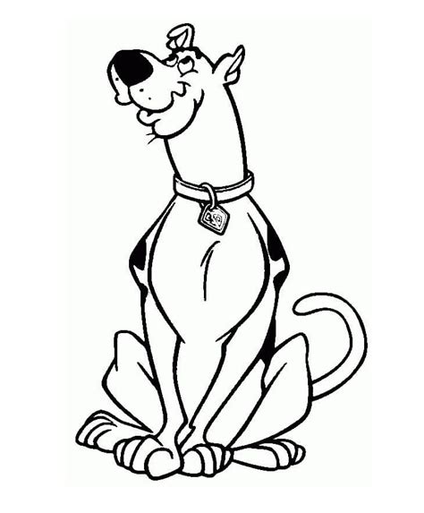 Coloriage Scooby Doo à imprimer sur ColoriageEnfant
