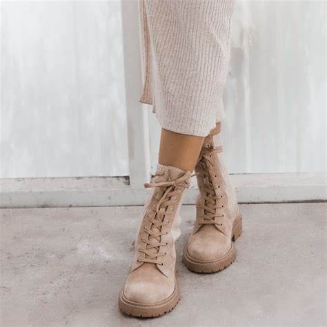 Sam Edelman Creates Comfy Combat Boots In Ivory Black And