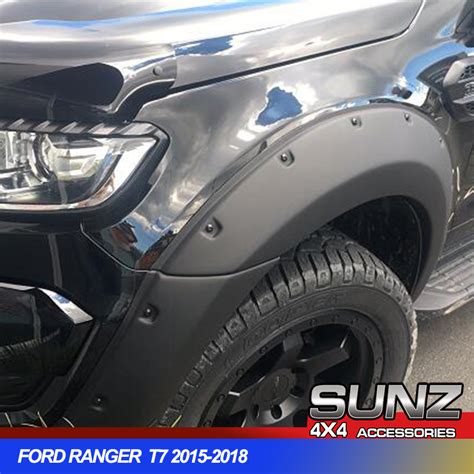 Fender Flare Wheel Arch With Bolts For Ford Ranger T7 2015 2018丨 Sunz