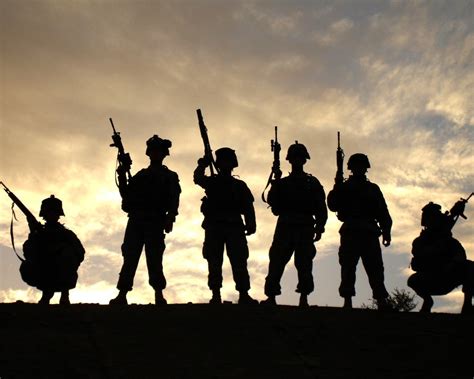 101st Airborne Soldiers At Sunset Article The United States Army