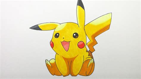 Voici maintenant quelques coloriages spécialement destinés aux fans de pikachu ! Drawing and easy Pikachu drawing - YouTube