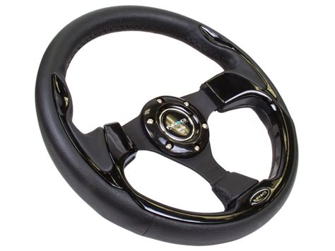 Nrg Innovations Rst 001bk Race Style 320mm Sport Steering Wheel With