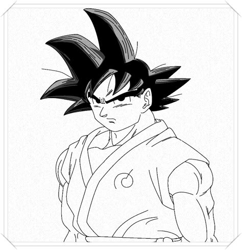 Colorear Goku Black 🥇 Dibujo Imágenes