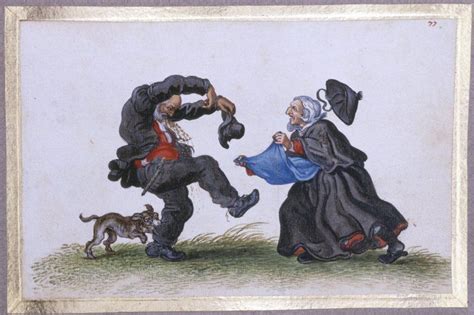 Nothing can be worse than hearing your dog vomiting. A peasant vomiting, assisted by his wife, from an album of ...