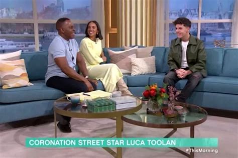 Coronation Streets Mason Star Stuns Rochelle Humes In This Morning