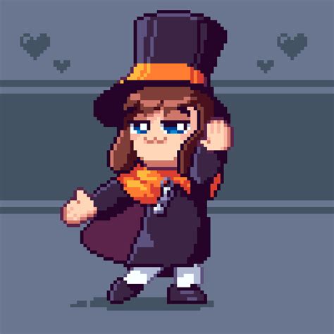 Pin By Josh On Vg Hub A Hat In Time Anime Funny Pixel Art