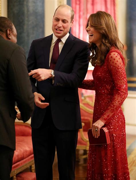 Kate Middleton Prince William Host Buckingham Palace Reception