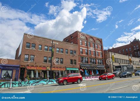 Historic Commercial Buildings Nashua New Hampshire Usa Editorial