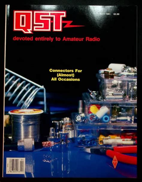 Vintage Qst Magazine April Connectors Kenwood Ts A Vhf Uhf Arrl Ham Radio Picclick