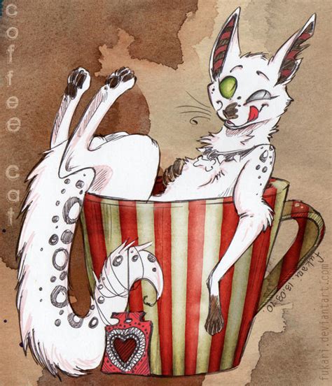 Coffee Cat By Fukari On Deviantart