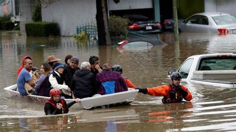 At Least 14000 People Evacuated From Flooding In San Jose On Air