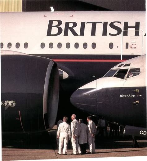 British Airways Boeing 777 236er Left Having The Size Of Its Massive