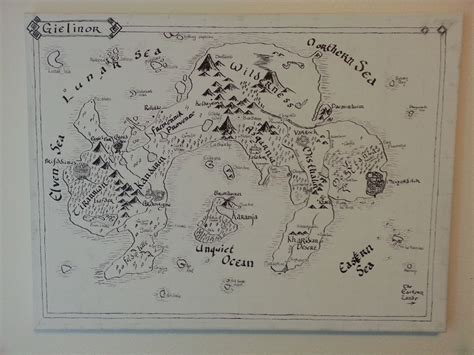 Handmade Map Of Gielinor Rrunescape