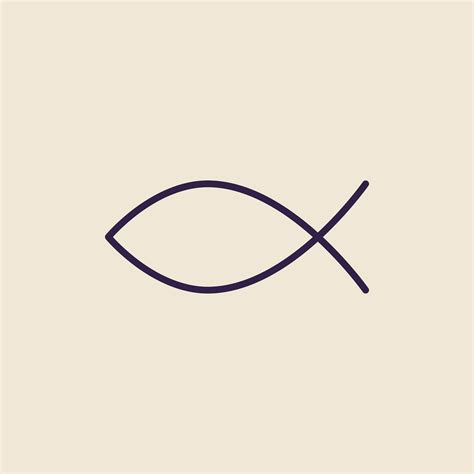 Illustration Of The Christian Fish Symbol Download Free Vectors