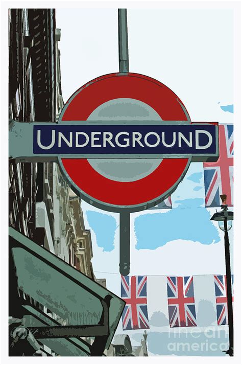 London Underground Painting By Claire Mccall Fine Art America