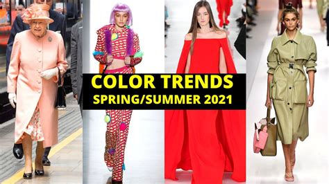 Springsummer 2021 Fashion Color Trends Youtube