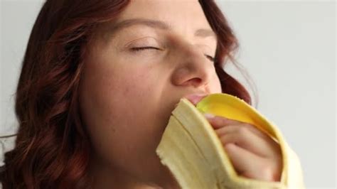 Woman Sucking Banana Videos Royalty Free Stock Woman Sucking Banana