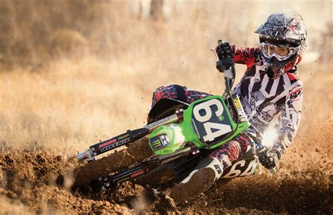 The best things about this dirt bike are; A Youth Motocross Racer Outfitted in Fox Gear on a ...