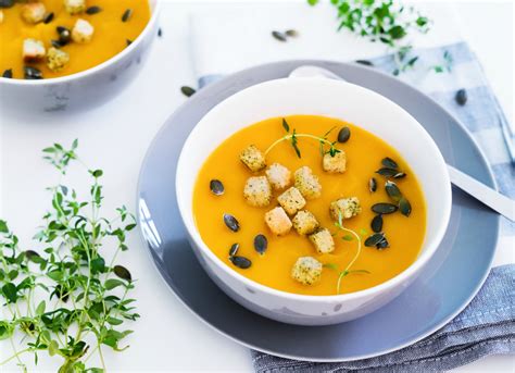 Vegan Pumpkin Soup With Carrots And Ginger