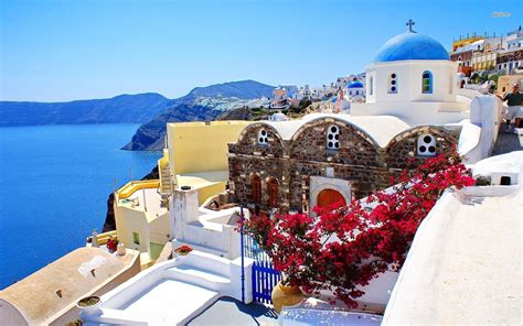 Santorini Wallpapers Wallpaper Cave