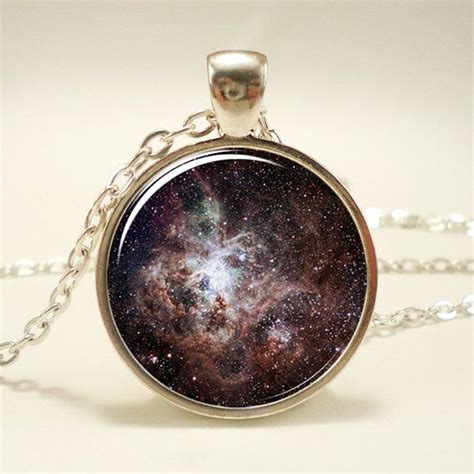 Tarantula Nebula Necklace Galaxy Jewelry Universe Pendant Etsy
