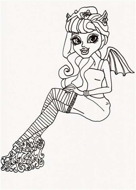 Desenhos Para Colorir Da Monster High Como Desenhar 10