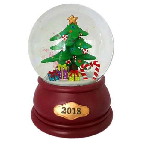 Wind Up Musical Christmas Tree 2018 Christmas Snow Globe Christmas