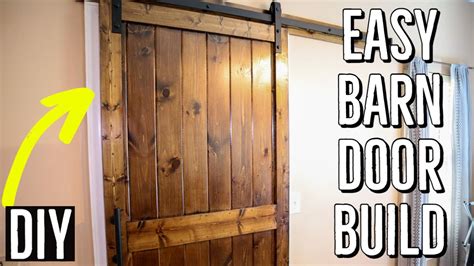 How To Build A Barn Door Youtube Builders Villa