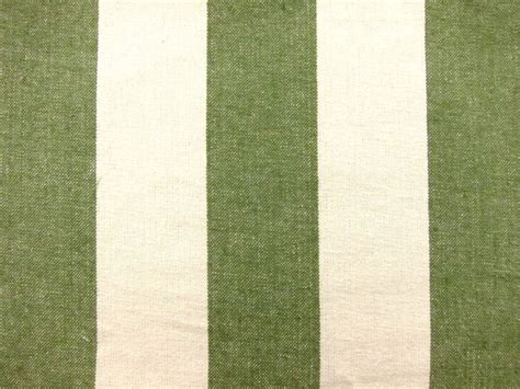 Cotton Upholstery 3 Stripe In Green And White Bandj Fabrics In 2023