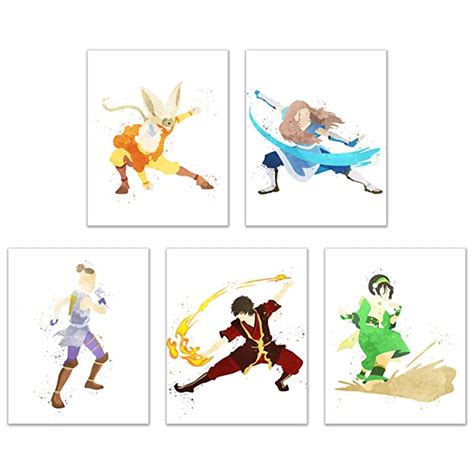 Buy Avatar The Last Airbender Poster Prints Set Of 5 8x10