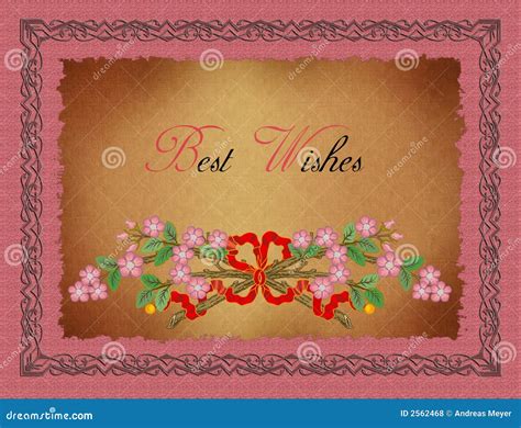Greeting Card Best Wishes Royalty Free Stock Photos Image 2562468