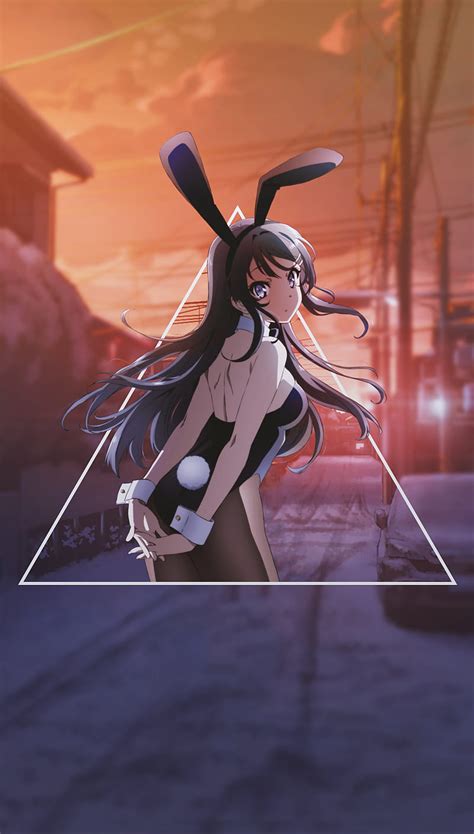 anime bunny girl underboob anime girl