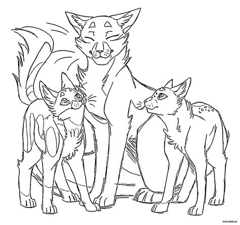 Warriors Cats Coloring Pages Free Printable Coloring Pages