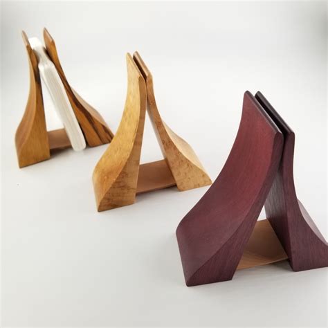 Wooden Napkin Holder Standing Napkin Holder Napkin Holder Wood