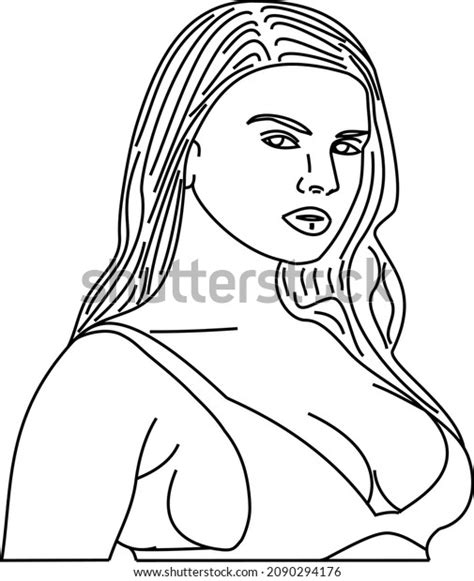 Beautiful Female Model With Nice Boobs Over 3 Royalty Free Licensable Stock Vectors And Vector