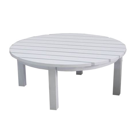 Allen Roth Cape Cottage 40 In X 40 In Aluminum Frame Round Patio