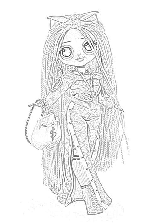 Coloring Pages Lol Surprise Omg Dolls Coloring Pages Free And